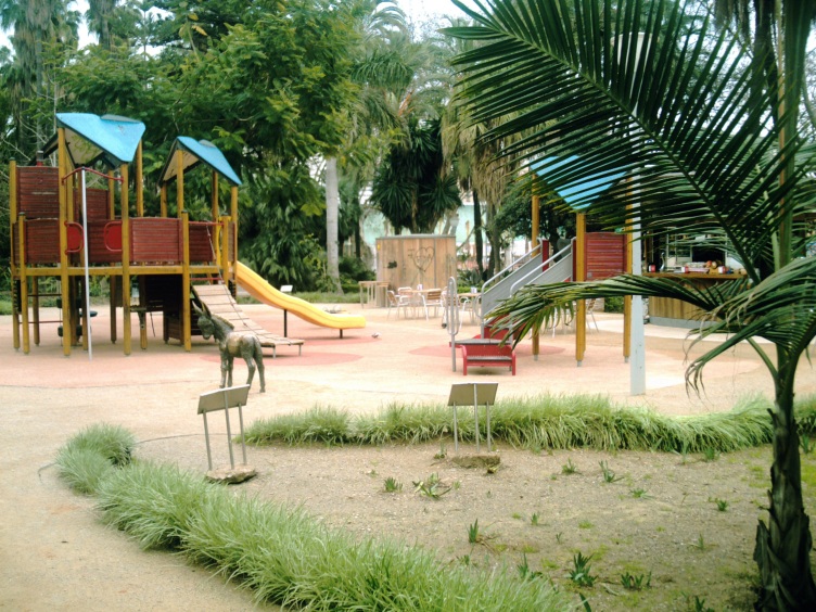 One of two popular play areas in the Park